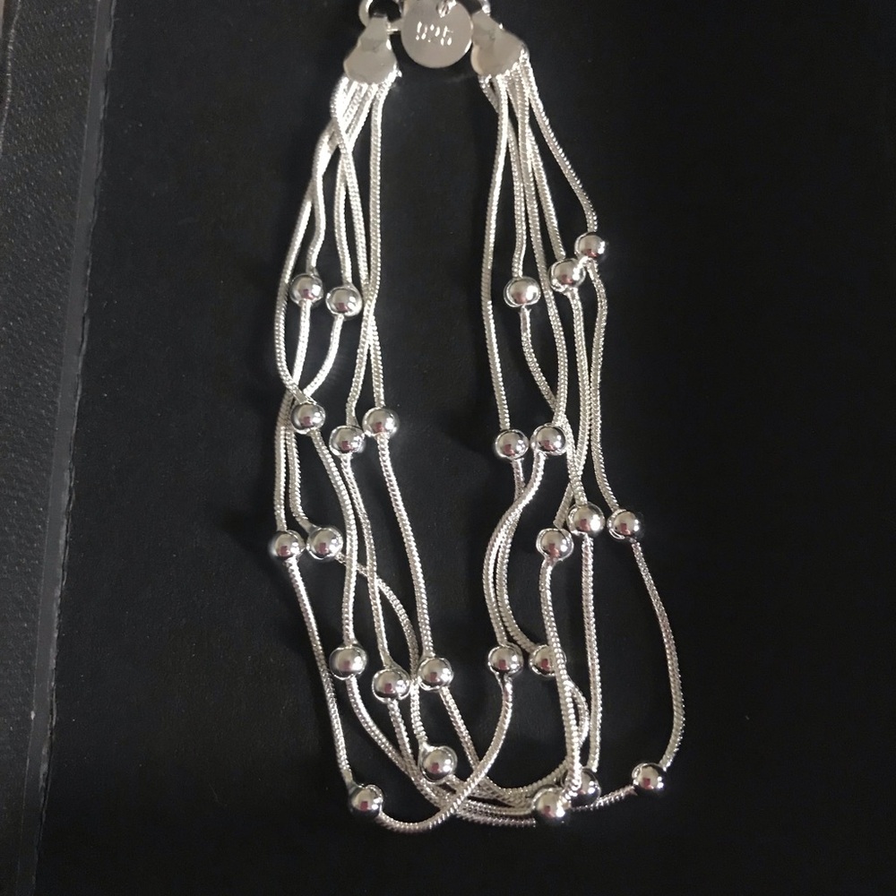 Multi-Strand Sterling Silver Bracelet